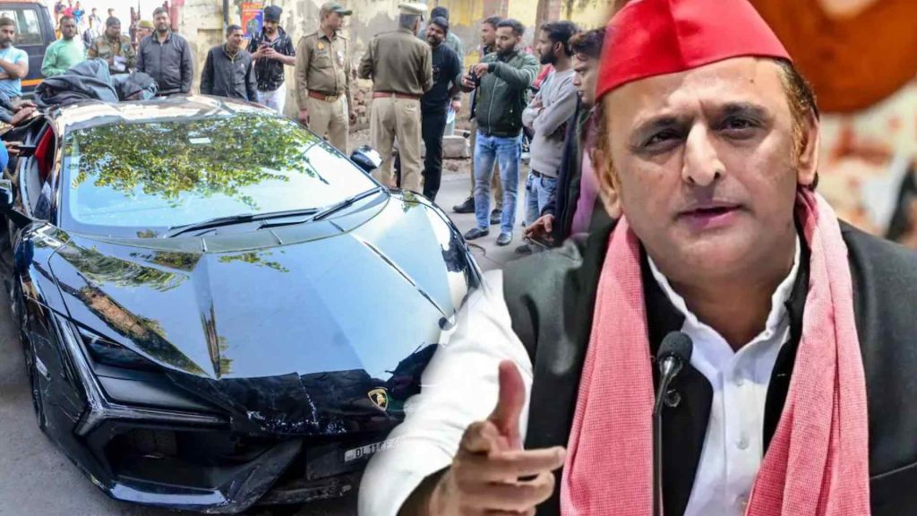 Kanpur Lamborghini crash