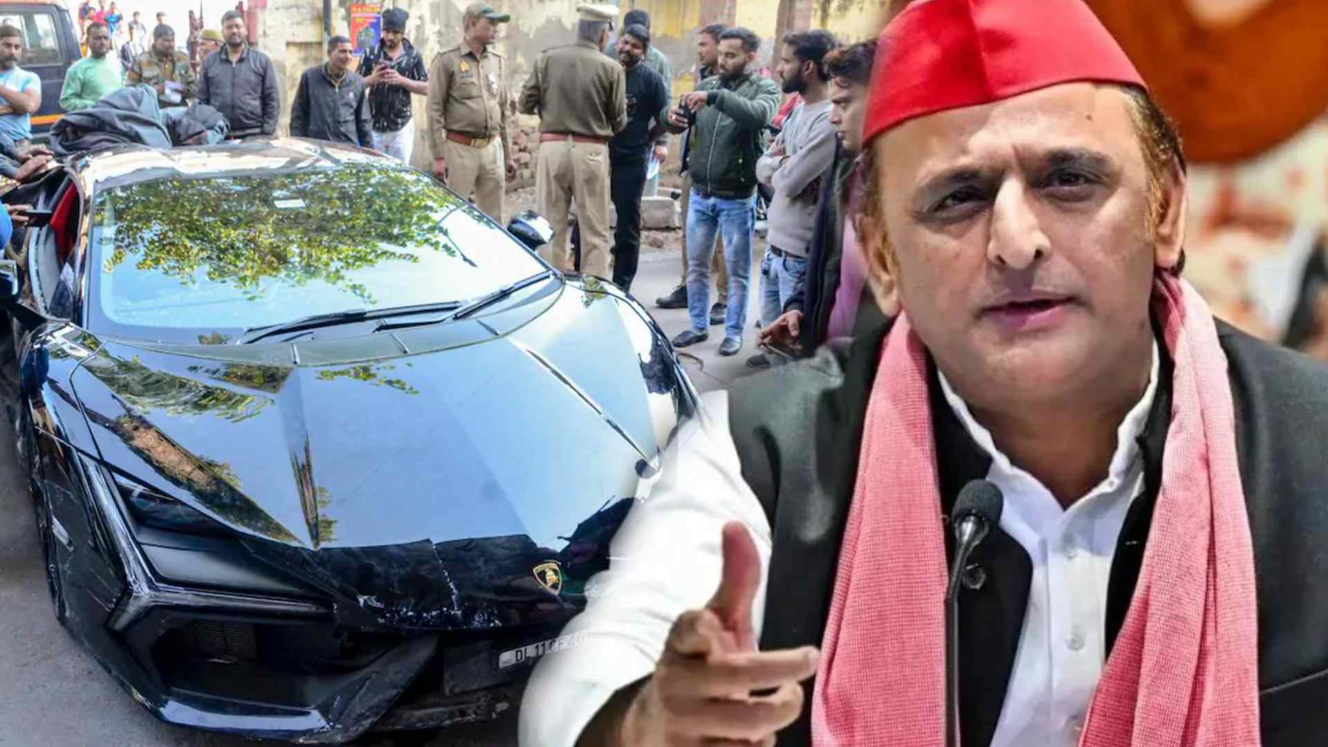 Kanpur Lamborghini crash