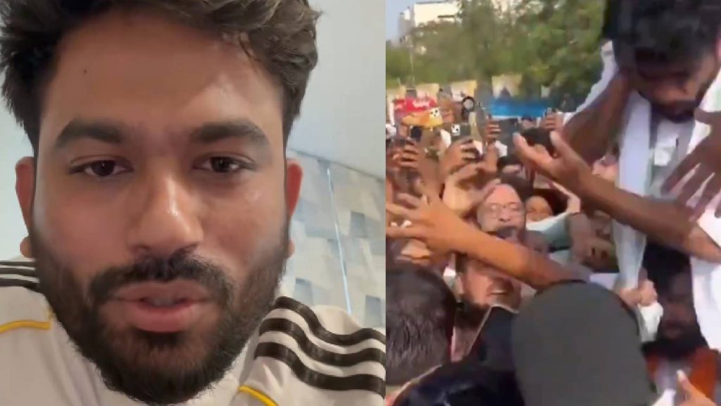 Abhijeet Dipke Slapped at Jaipur Protest