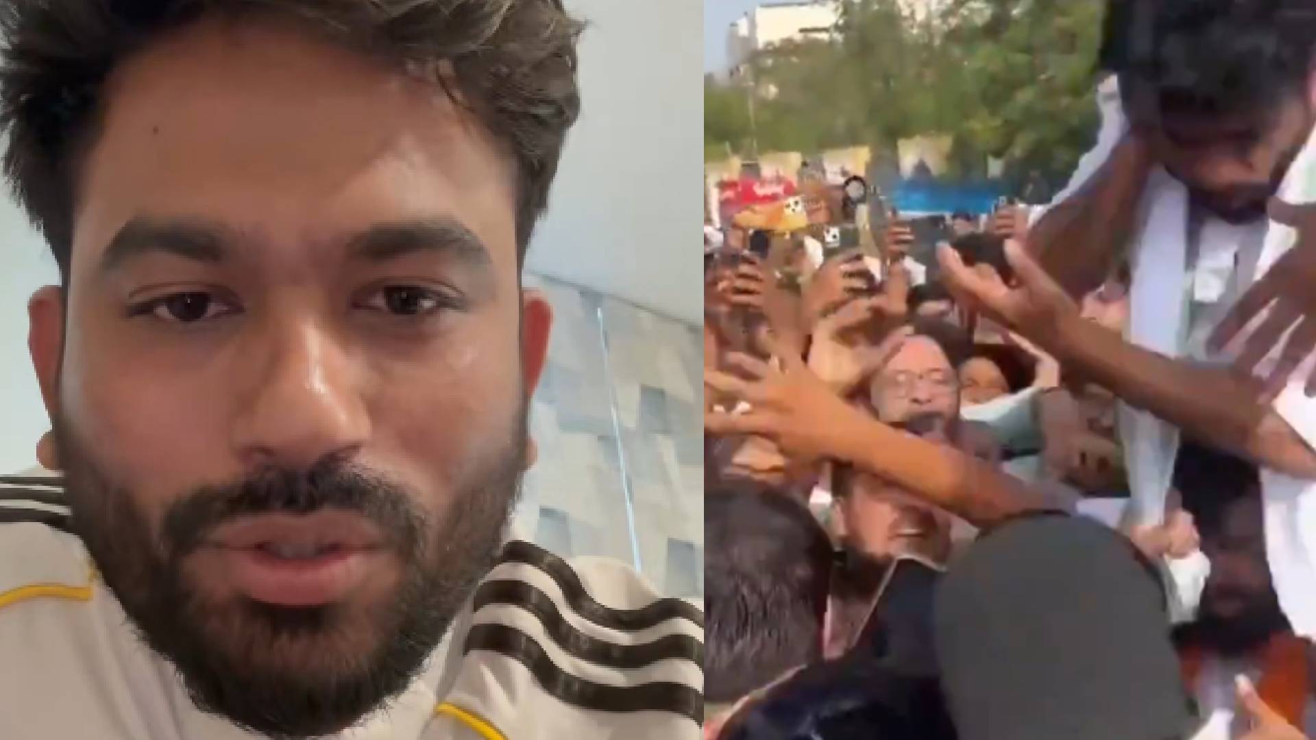 Abhijeet Dipke Slapped at Jaipur Protest