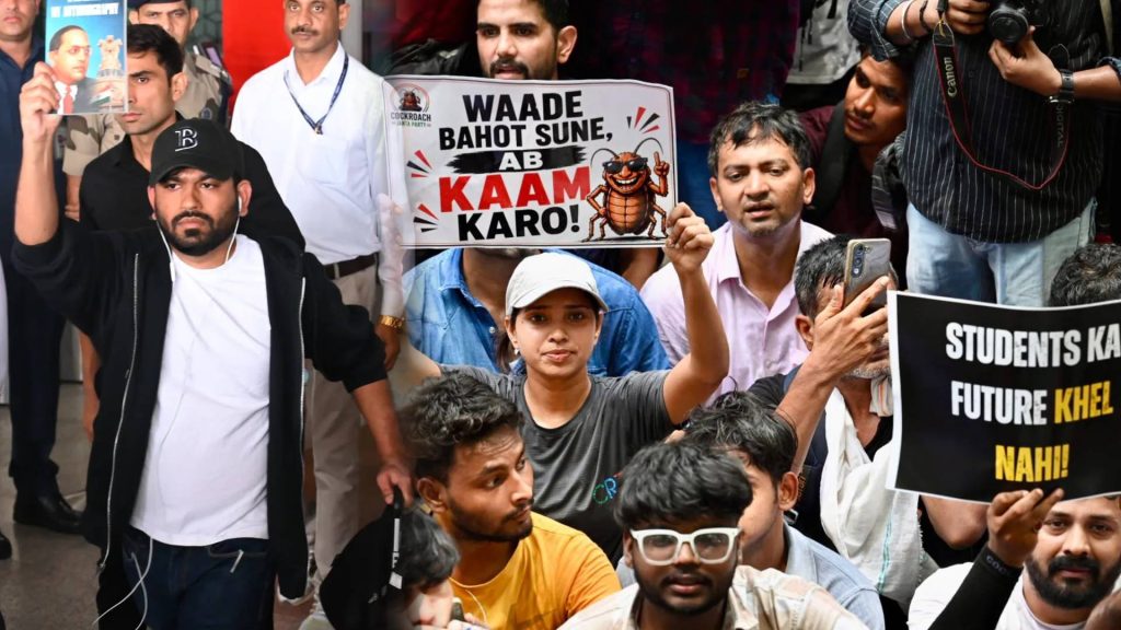 Cockroach Janta Party Protest