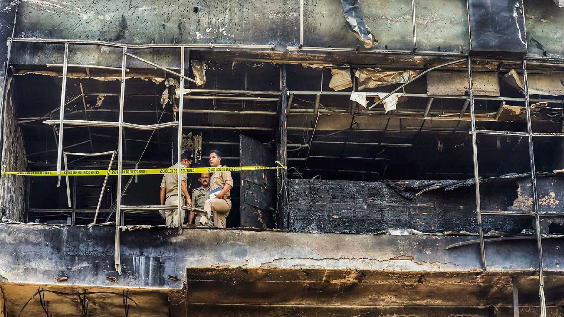 Lucknow Aliganj Fire Incident