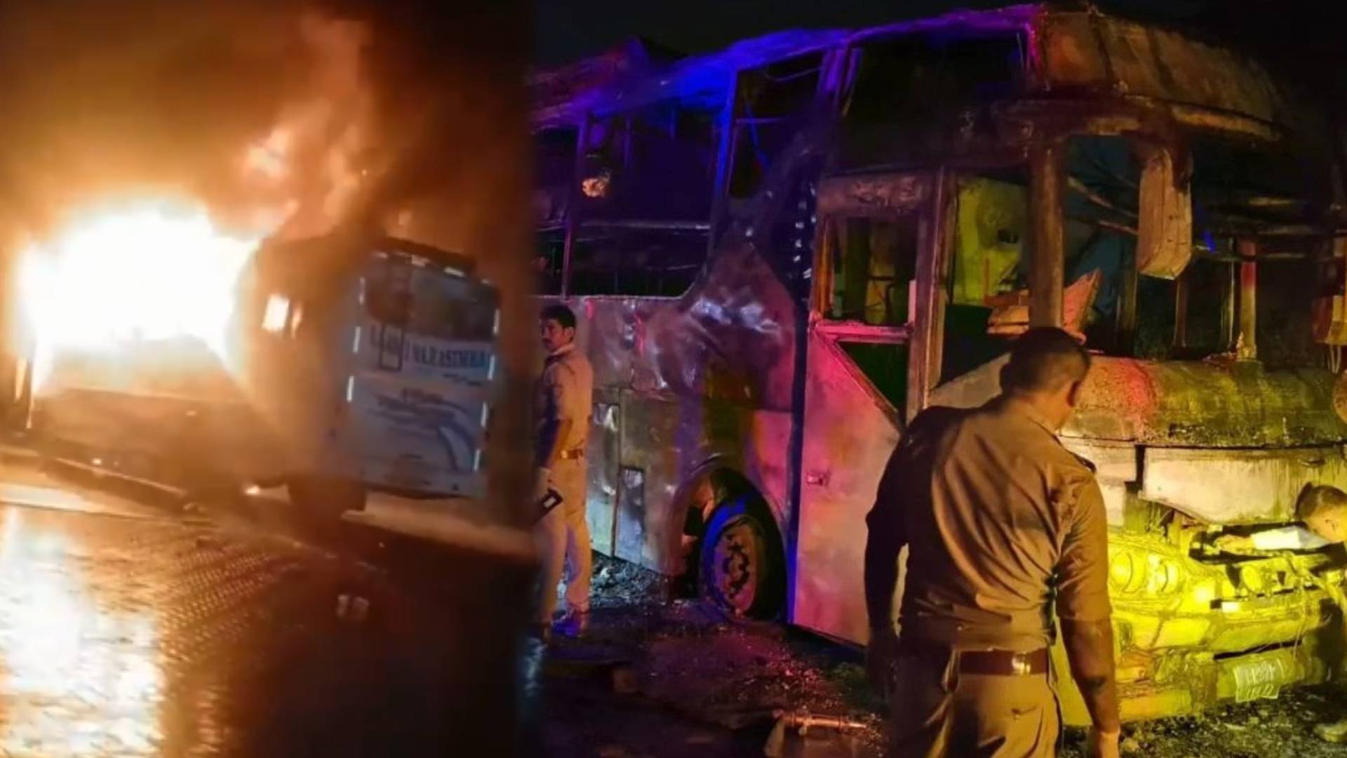 Yamuna Expressway Bus Fire