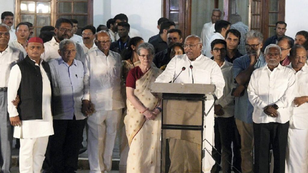INDIA bloc Protest